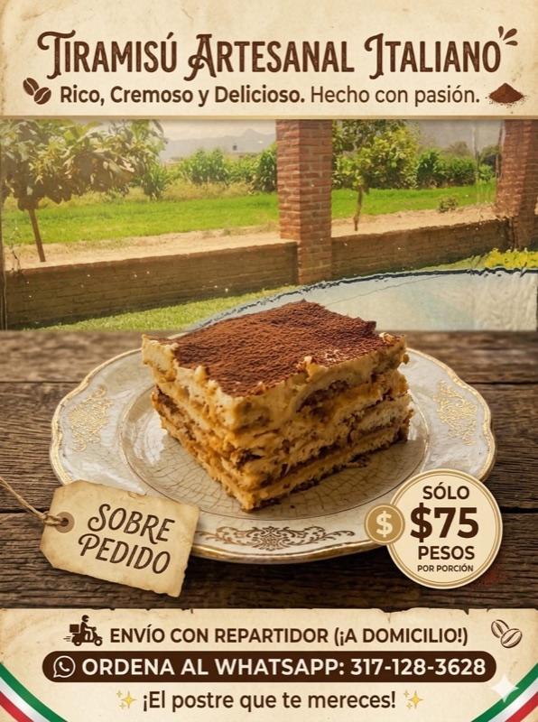 Tiramisú Artesanal